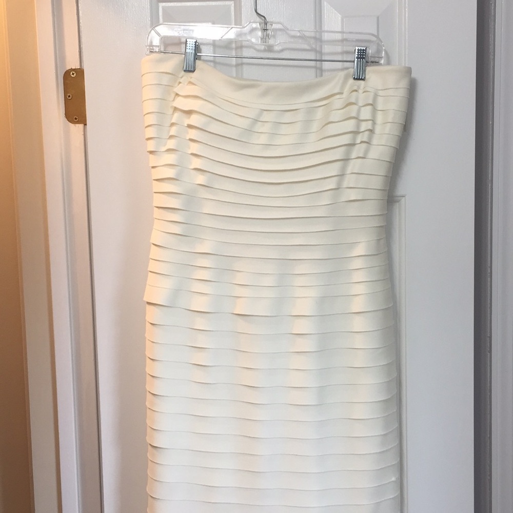 Tadashi Off White/ pale Cream Wedding Gown